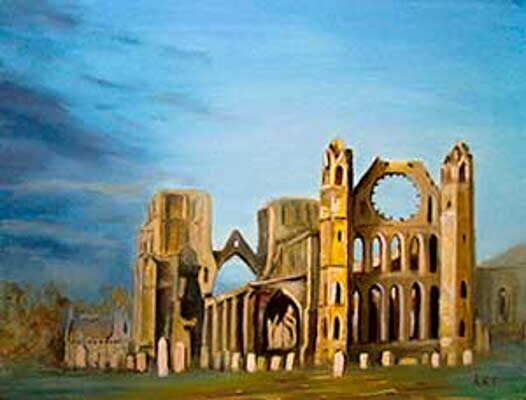 Elgin-Cathedral - OIl on Canvas - 14 x 18 inches