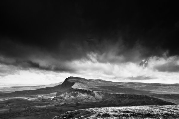 Beinn Edra, Skye - Mono Photographic Image