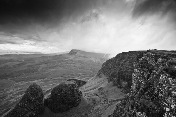 Bad Moon Rising, Skye - Monochrome Print