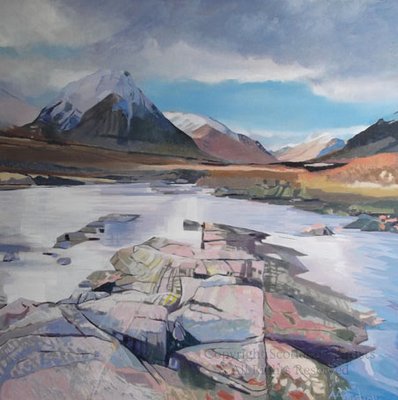 Rannoch Moor - 100 x 100cm