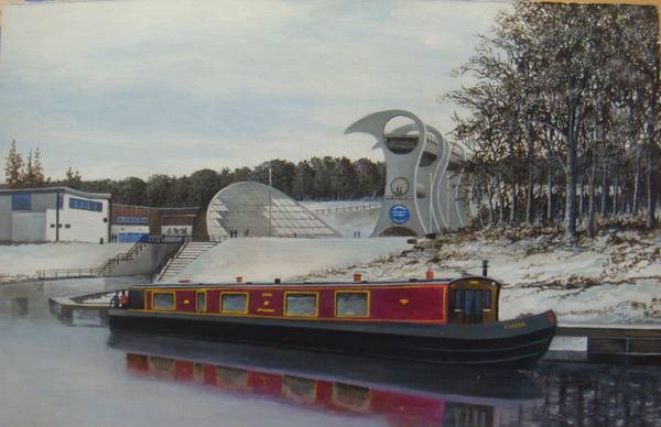 Falkirk Wheel in Winter