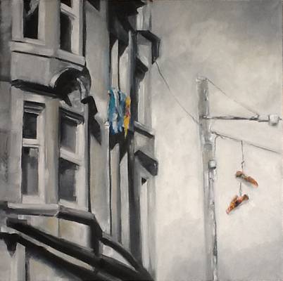 The Morning After - 40cm x 40cm - Oil