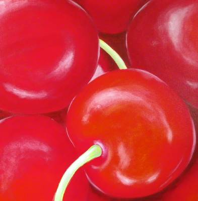 Cherry Bomb II - 50 x 50cm - Acrylic on canvas
