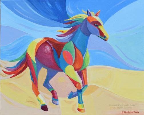 Galloping Horse - Acrylic on Canvas - 2016