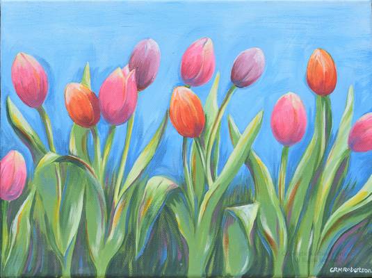  Dutch Tulips - Acrylic on Canvas - 2015