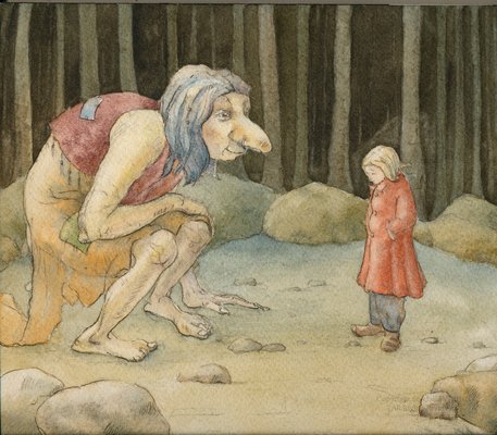Troll Song - 17cm x 14cm - Watercolour