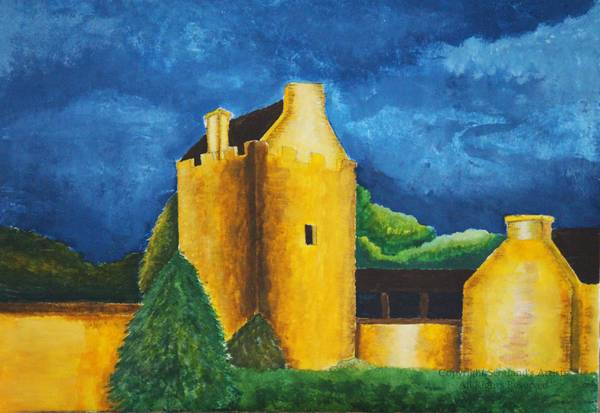 Dean Castle - Acrylic - 60cm x 60cm