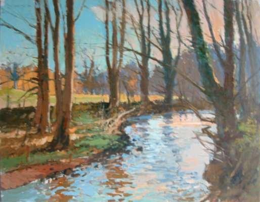 Cessnock Water - oil on board