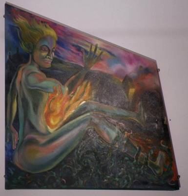 Lucifer Rising - Oil on canvas - 110cm x 140cm