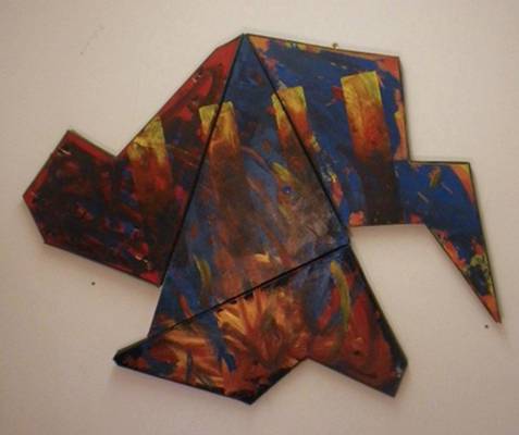 10 to the Power 27/Broken Symmetry - Oil and acrylic - 110cm x 85cm