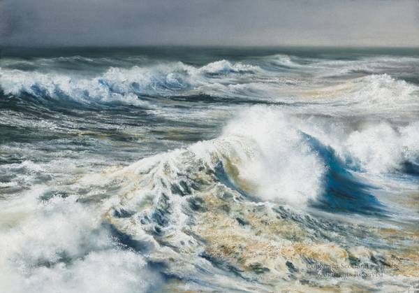 Surf and Sand - Pastel - 770mm x  340mm - 2018