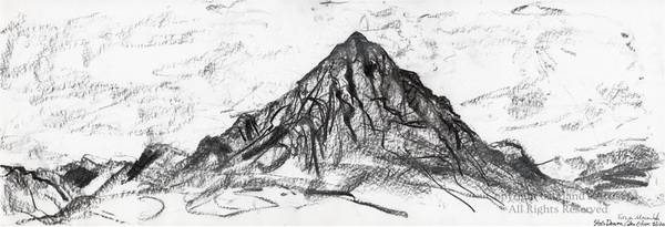 Stob Dearg, Glen Etive - Charcoal