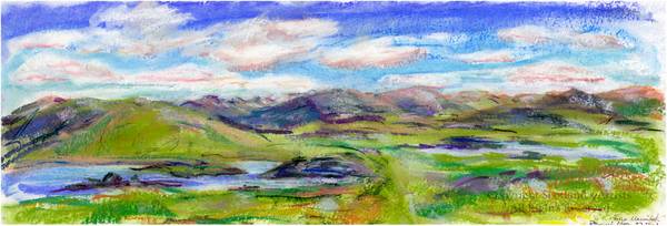 Rannoch Moor - Pastel