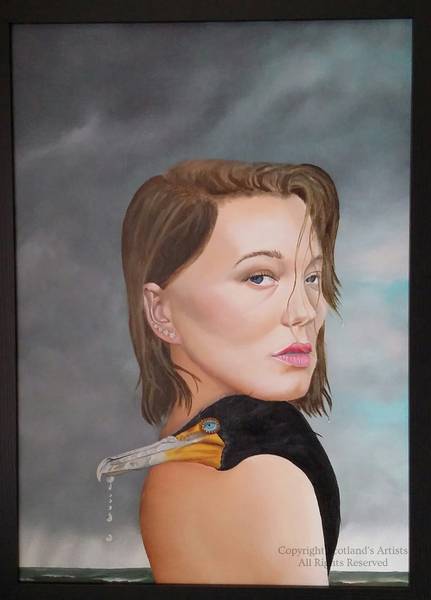 Raining Diamonds - Oil on Canvasboard - 60 x 40 cm