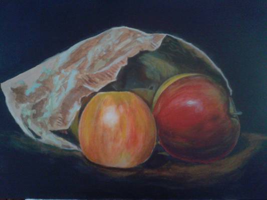 Bag of Apples - Acrylics