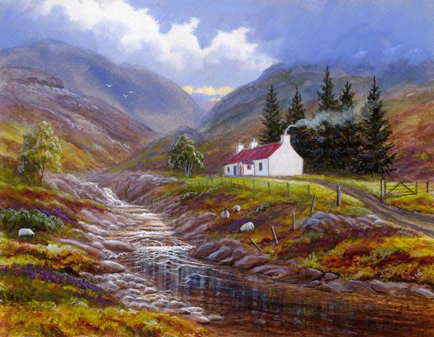 Hill Croft - Gouache - 19.5 x 14.5cm
