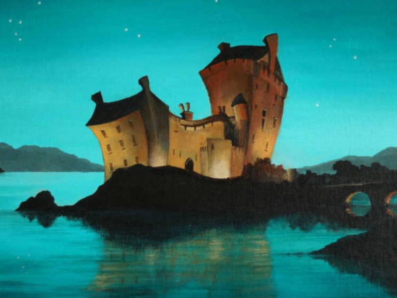 Turquoise, Eilean Donan