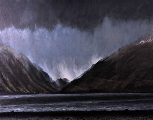 Argyll Hills, Loch Long - Oil - 2011 - 28 x 34 ins