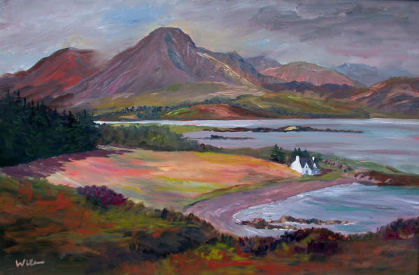 Red Hills - oil on canvas - 30ins X 24ins app