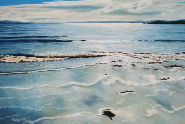 "Shimmering Sunlight" Sandaig - Pastel