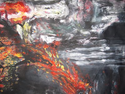 Sharman and the Fire Bird - Oils - 2015