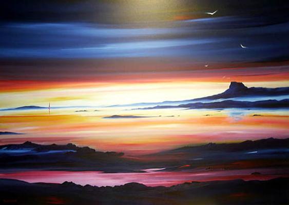 Eigg - Acrylic on canvas