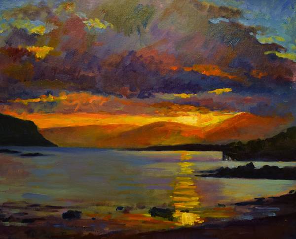 Arran from Millport - Oil on Canvas - 2016