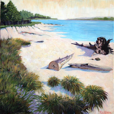 Oregon Beach - Acrylic on Canvas