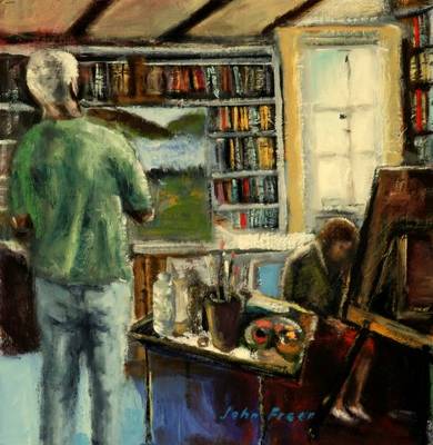 Painting studio I - Oil on Board - 15in x 15in