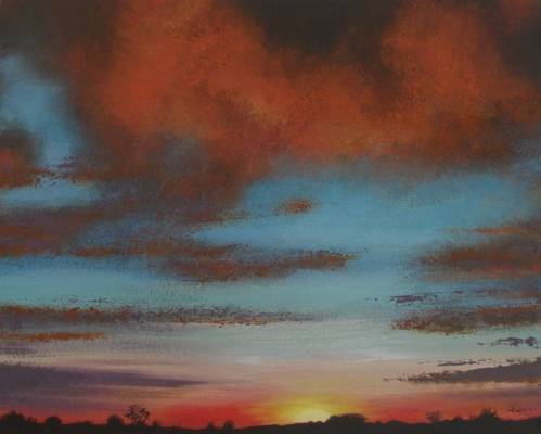 Indian Pacific Sunset - 40cm x 50cm