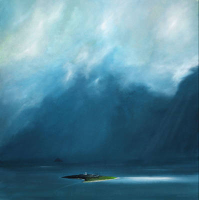 Light and Shade on Pladda - 800x800 - Acrylic on canvas