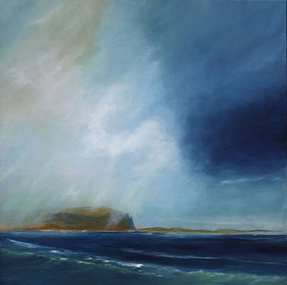 Showers over Drumadoon - 800x800 - Acrylic on canvas