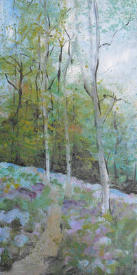 Woodland Walk - Oil on Board