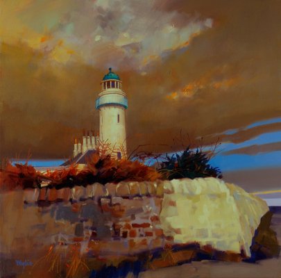 
Toward Lighthouse - Oil on Canvas - 40 x 40cm