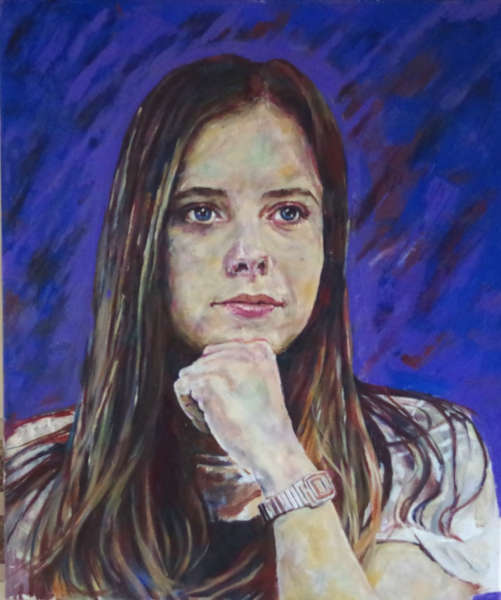 Natalie - Oil on Canvas - 2018 - 60cm x 50cm
