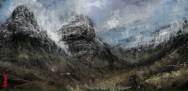 Glencoe- iPad Painting - size A0 - 2015