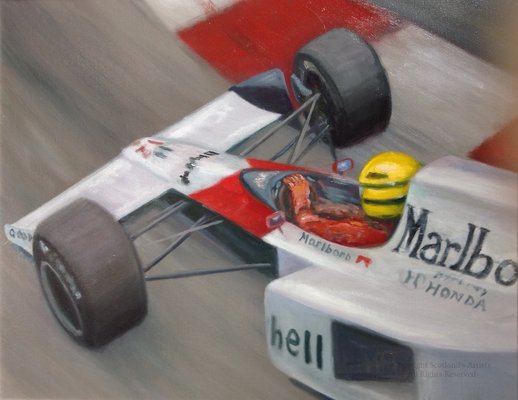Senna - Oil - 2011 - 65 x 65
