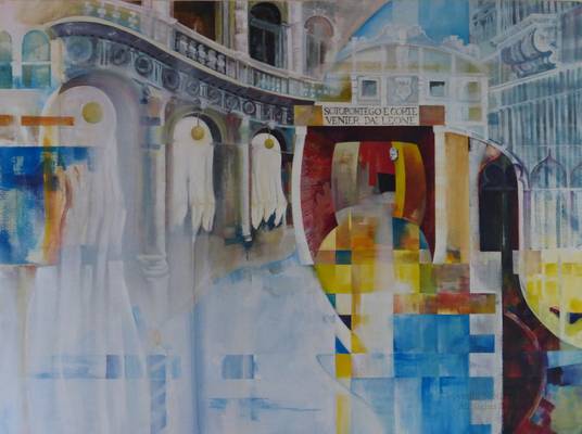 A memory of days in Venice - 80cm x 60cm-Acrylic - 2015