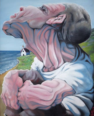 The Blindman - Oil on Canvas