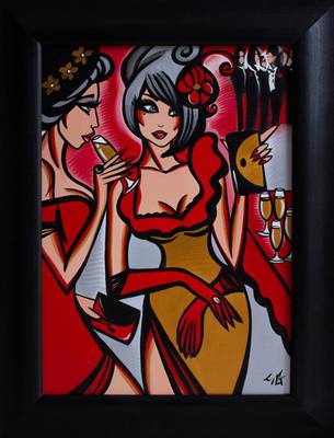 Bachelor Appreciation - 70x50cm - Acrylic on Canvas