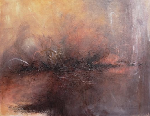 Amber Skies - 40 x 50 cm - Oil on Board - 2015