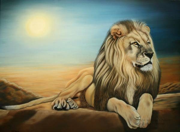 Reign Supreme - 36ins x 30ins - Pastel - 2018