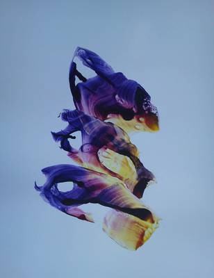 Movement Part 3 - A3 size - Encaustic