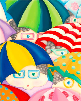 Brolly Dollies - Acrylic - 61x76cm