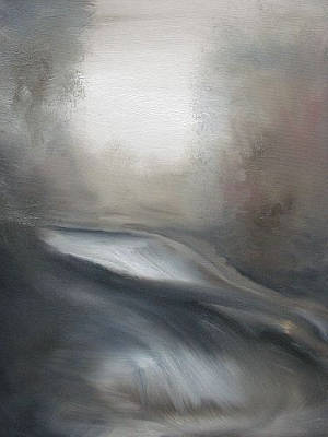 During a spate at the Falls of Clyde