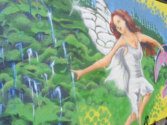 Golspie mural detail 2, Highland