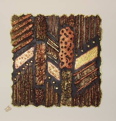 Copair agus Donn - 20 x 20 - Mixed Media