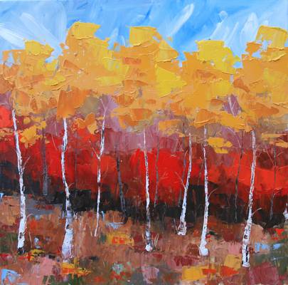Autumn Gold - Oil on Canvas - 20"x20"