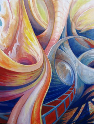Through Way - 24ins x 18ins - Oil - 2011