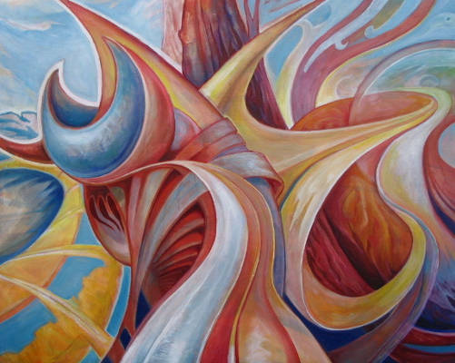 Free Way - 24ins x 36ins - Oil - 2011